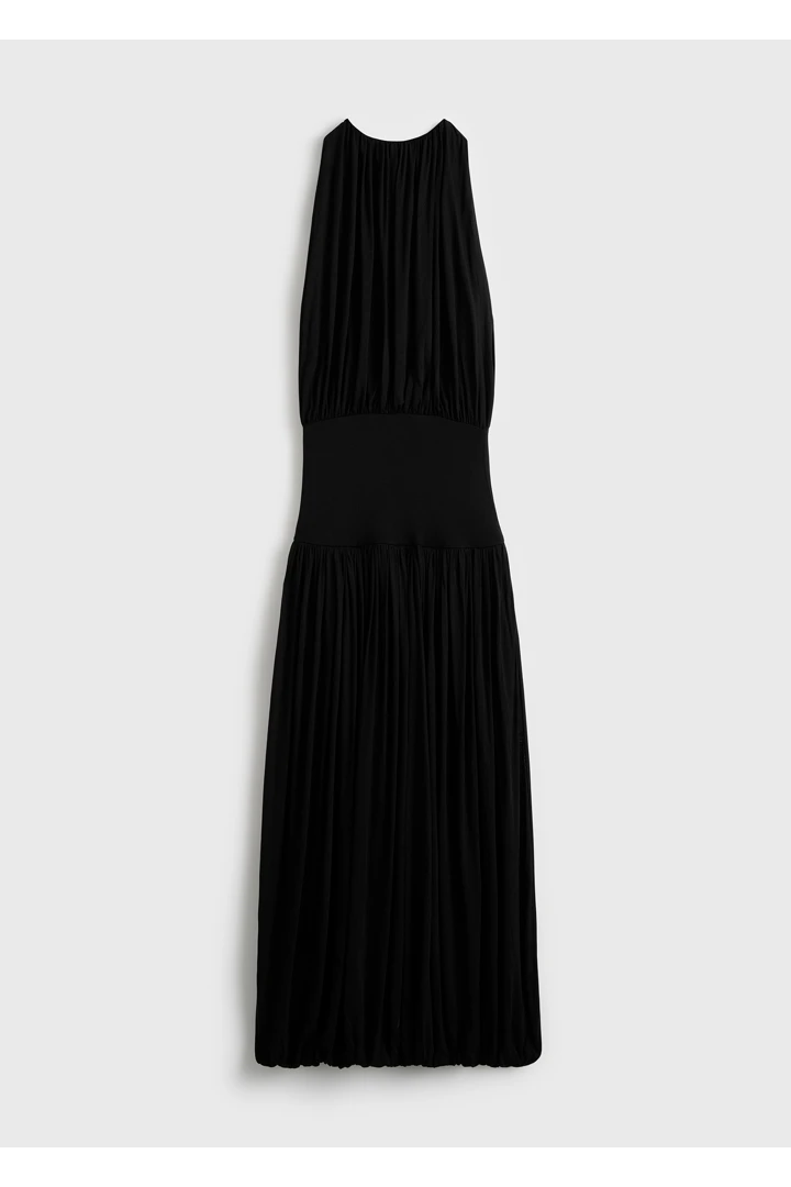 TOTEME default image 21 of 블랙 in 소프트 게더드 드레스 블랙