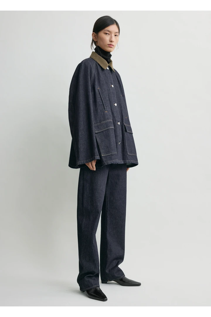 TOTEME 데님 코듀로이 재킷 소프트 로의 소프트 로컬러 1번쨰 이미지입니다.