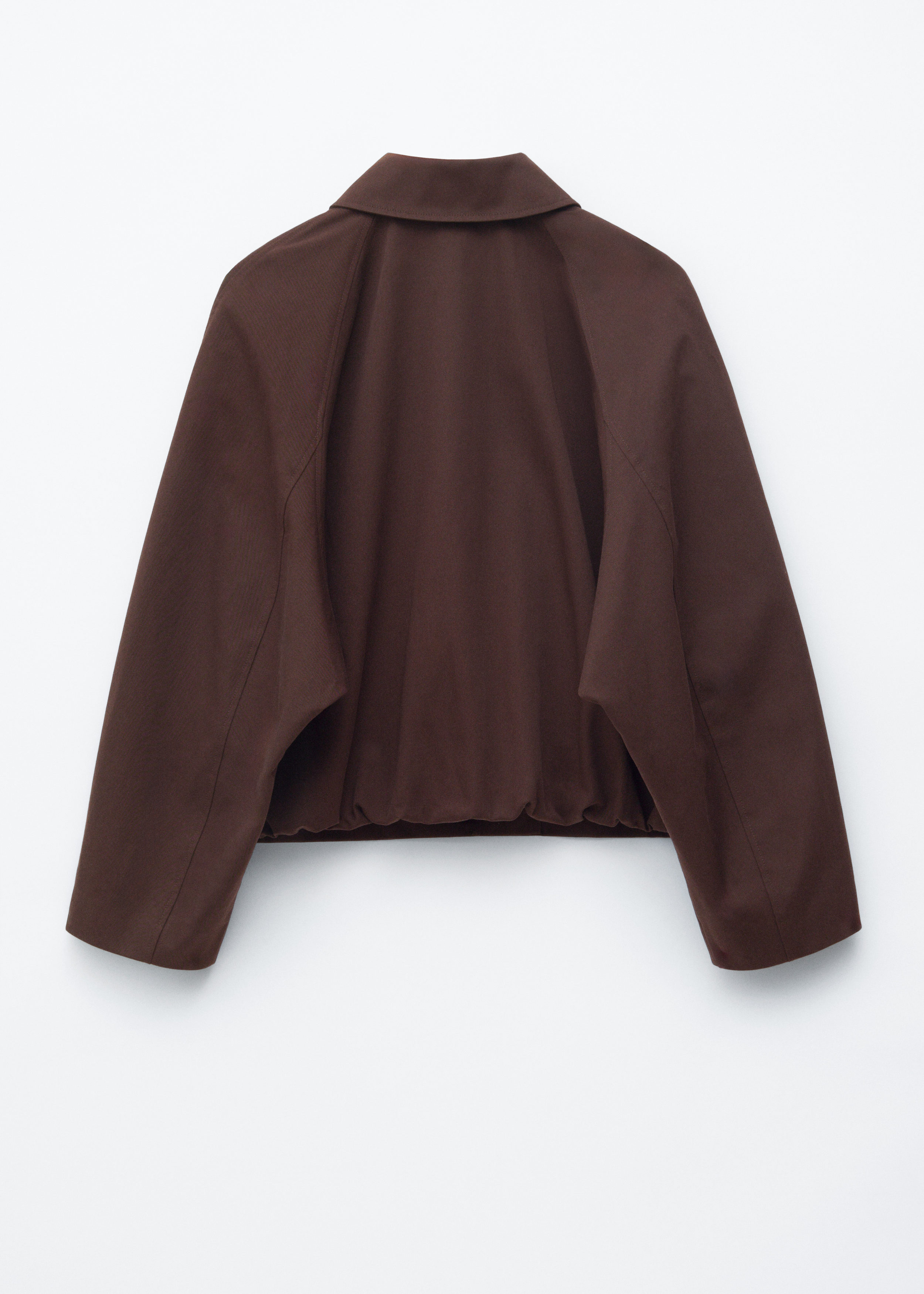 앤아더스토리즈 박시 코튼 자켓의 다크 브라운컬러 Product입니다.