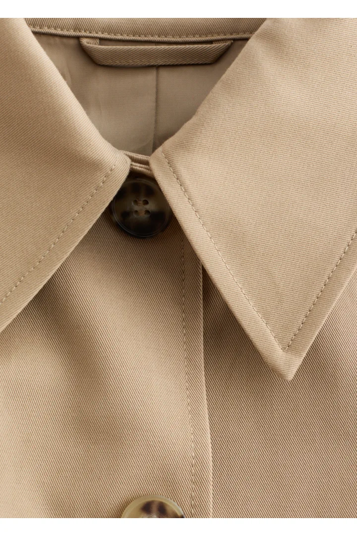 앤아더스토리즈 박시 코튼 자켓의 베이지컬러 Detail입니다.