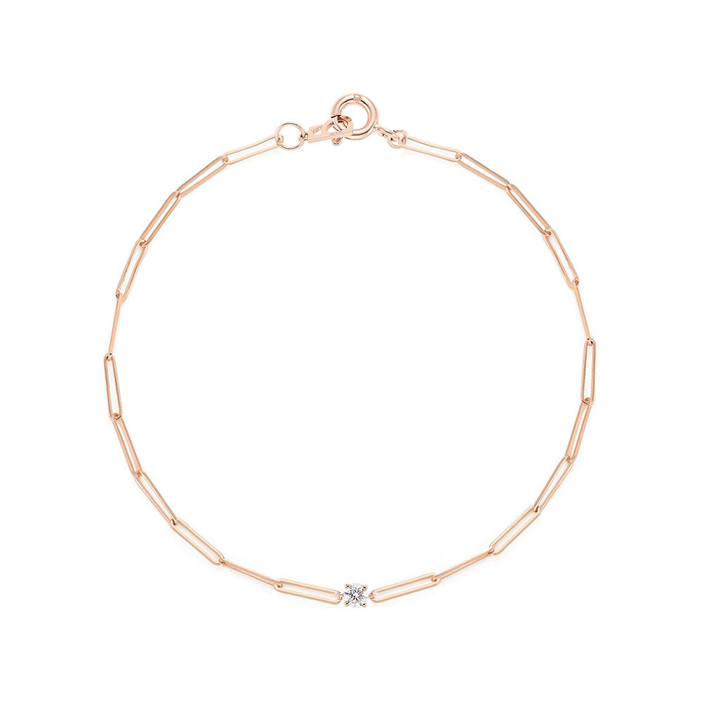 [KB국민카드, H.Point PayKB국민카드7%할인~06/04]로이드 랩다이아몬드 0.09CT 클립 14K 팔찌 LWF26009D +할인쿠폰