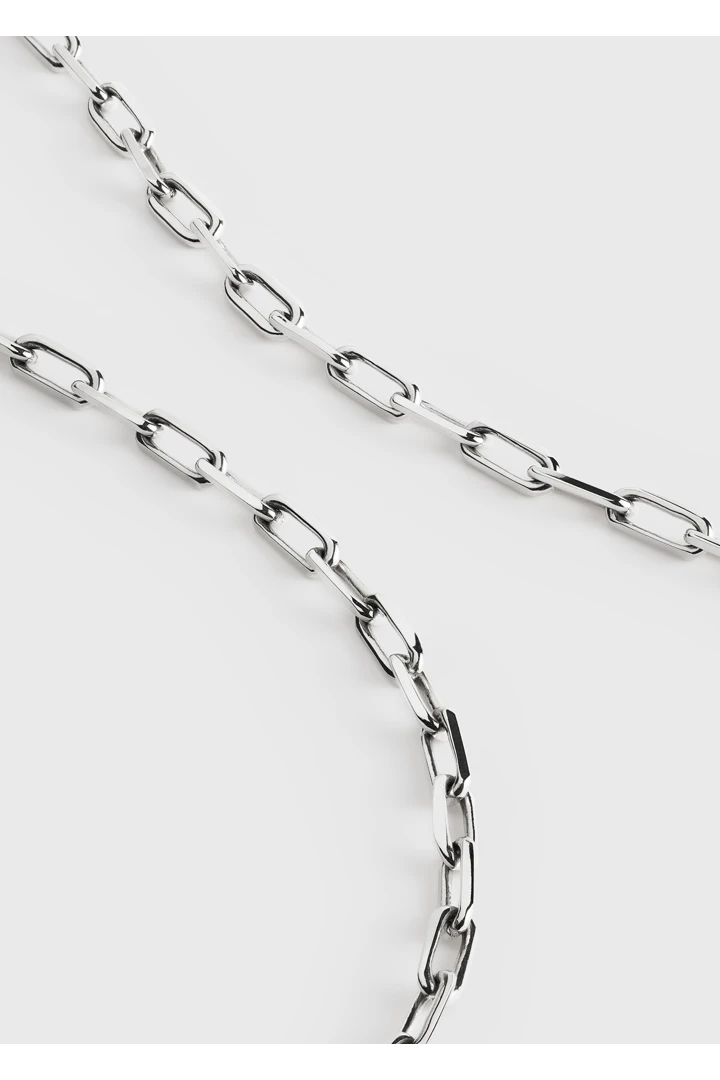 TOTEME 크루-넥 체인 네크리스 18KT 화이트 골드의 화이트 골드컬러 3번쨰 이미지입니다.