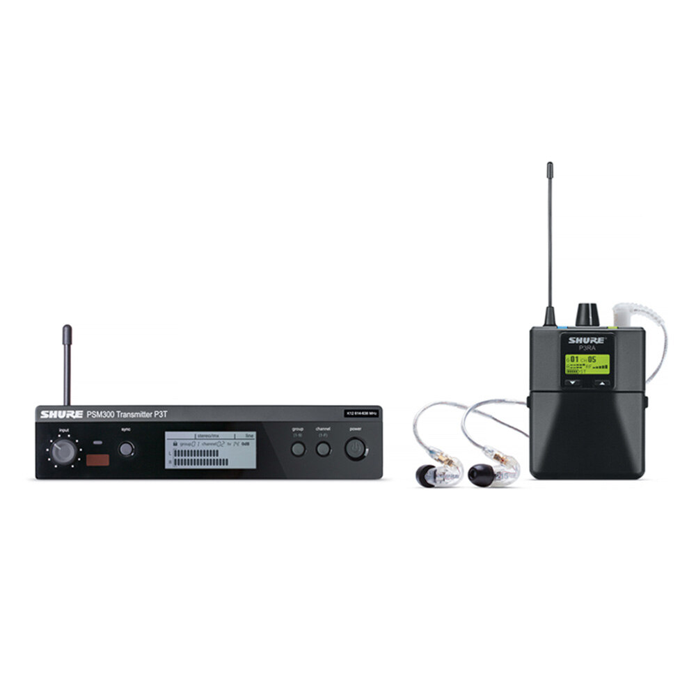 네오뮤직 [현대백화점] [슈어무선시스템] Shure P3TRA215CL / P3-TRA215CL 무선 인이어 송신기/SE215 포함/개인용[정품] +할인쿠폰
