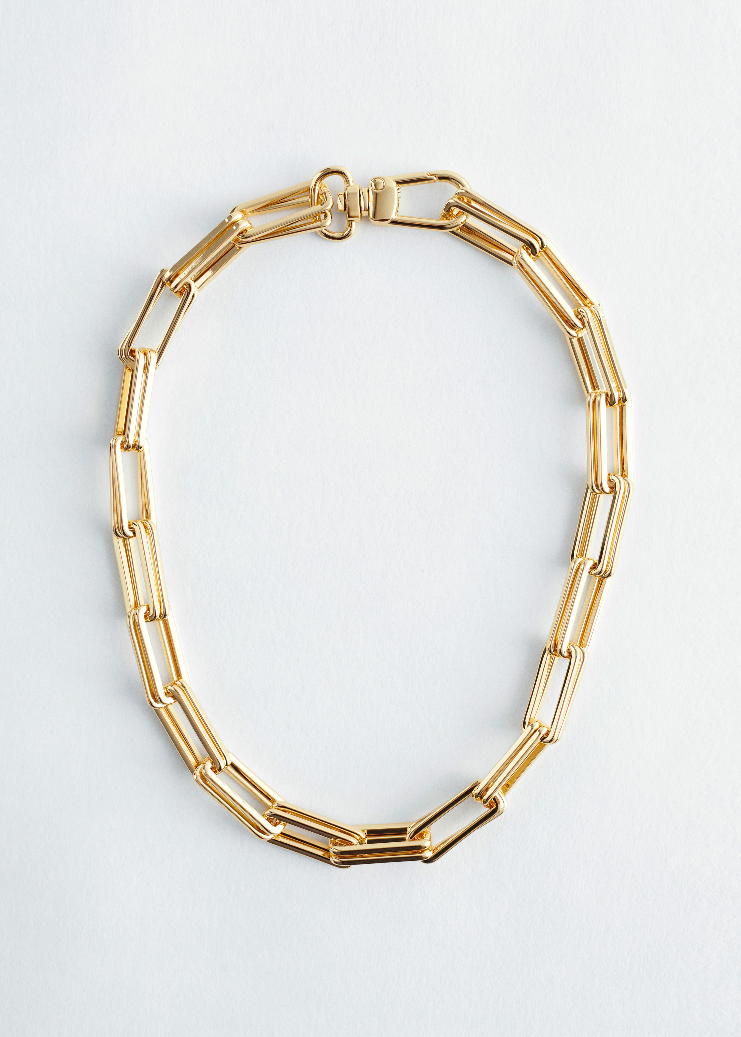 앤아더스토리즈 청키 체인 링크 네크리스의 골드컬러 Product입니다.