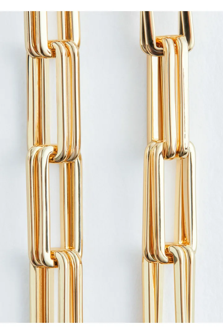 앤아더스토리즈 청키 체인 링크 네크리스의 골드컬러 Detail입니다.