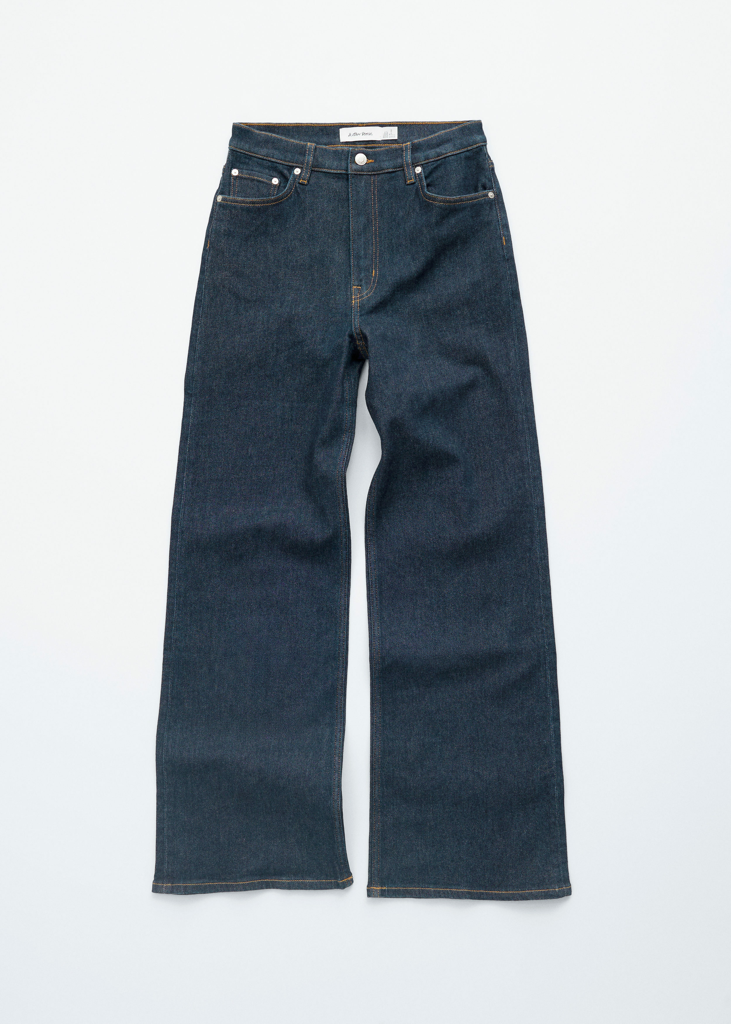 앤아더스토리즈 와이드 레그 진의 네이비컬러 Product입니다.