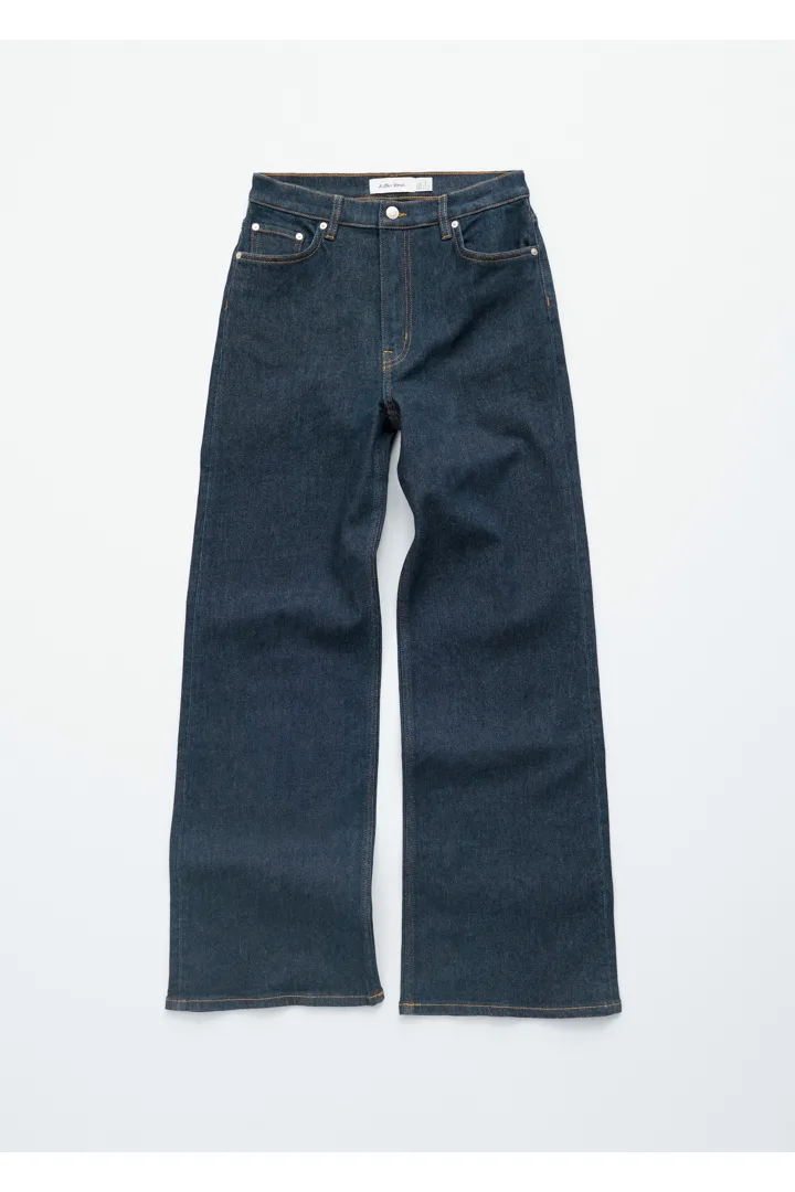 앤아더스토리즈 와이드 레그 진의 네이비컬러 Product입니다.