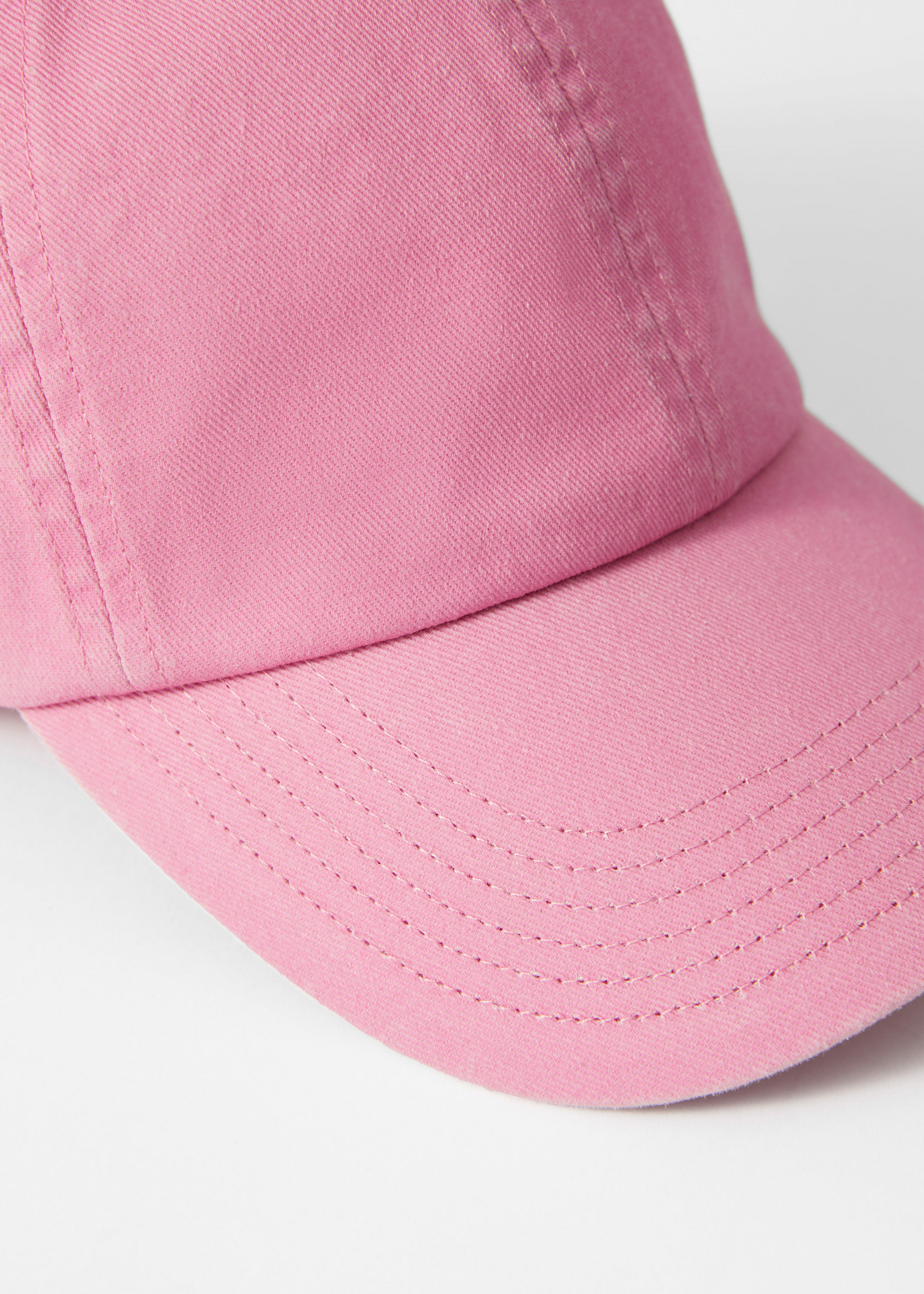 앤아더스토리즈 워시드 베이스볼 캡의 핑크컬러 Detail입니다.