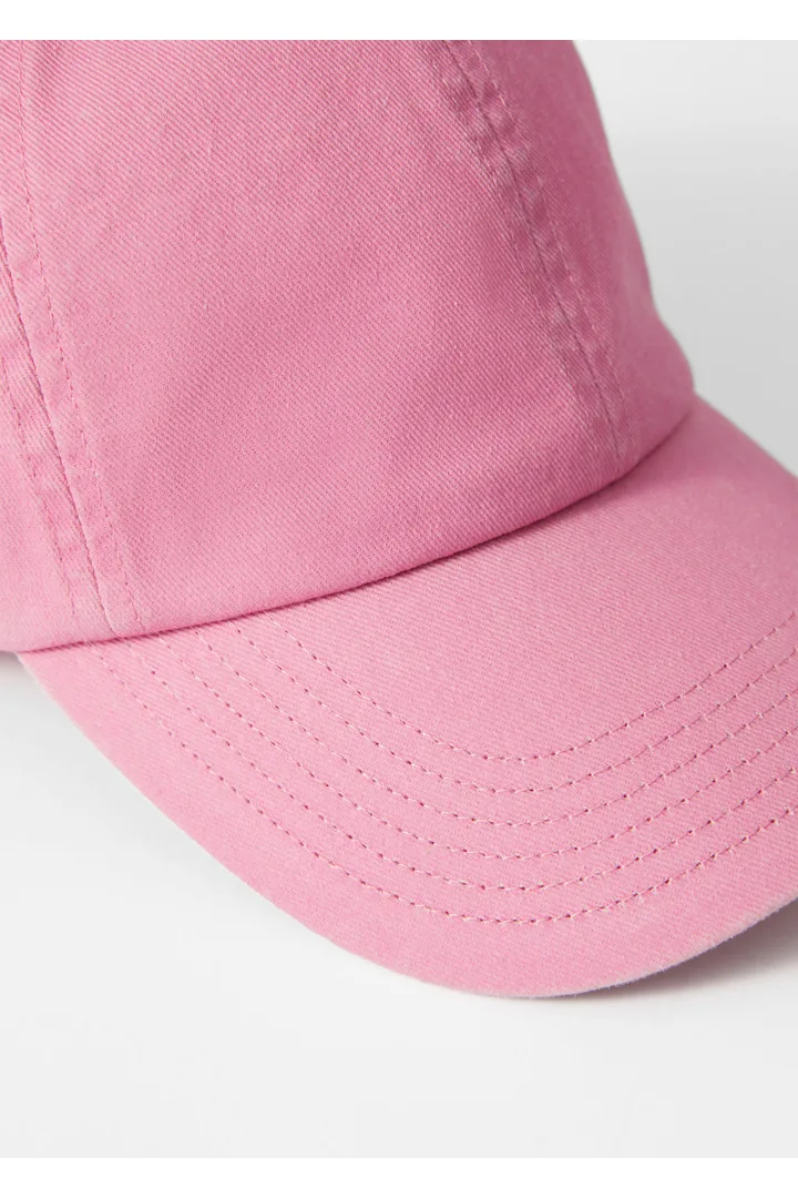 앤아더스토리즈 워시드 베이스볼 캡의 핑크컬러 Detail입니다.