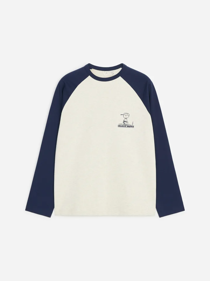 ARKET default image 2 of White in 피너츠 베이스볼 티셔츠