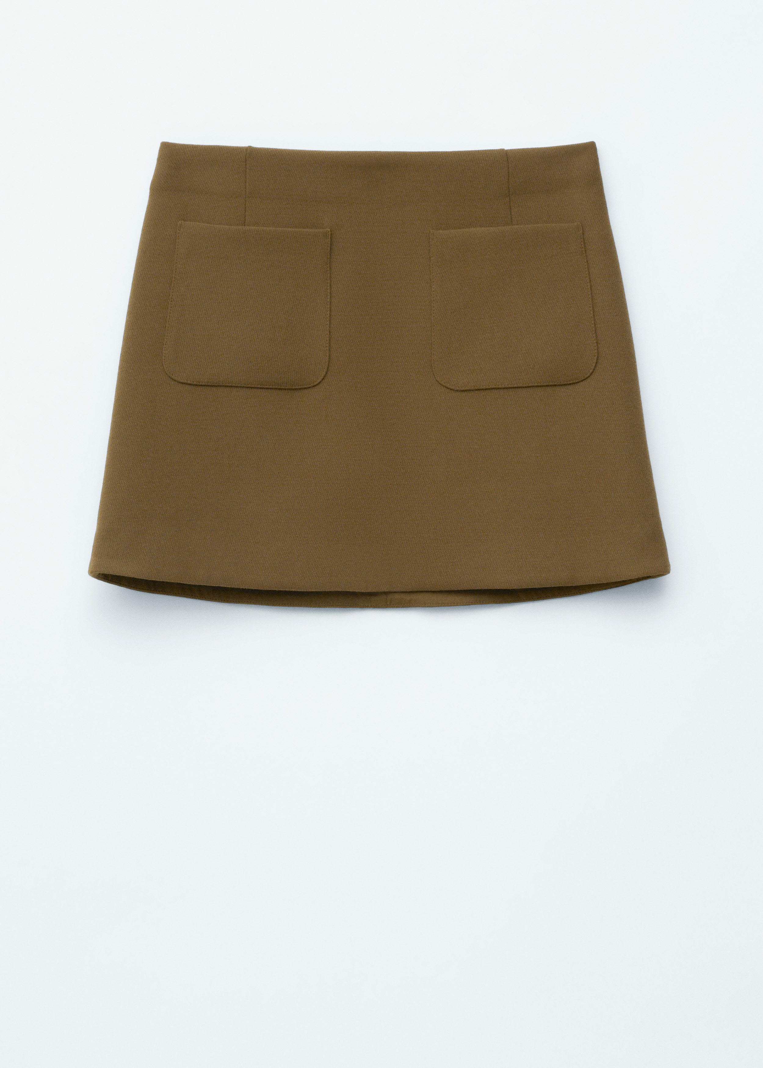 앤아더스토리즈 A 라인 미니 스커트의 카키 브라운컬러 Product입니다.