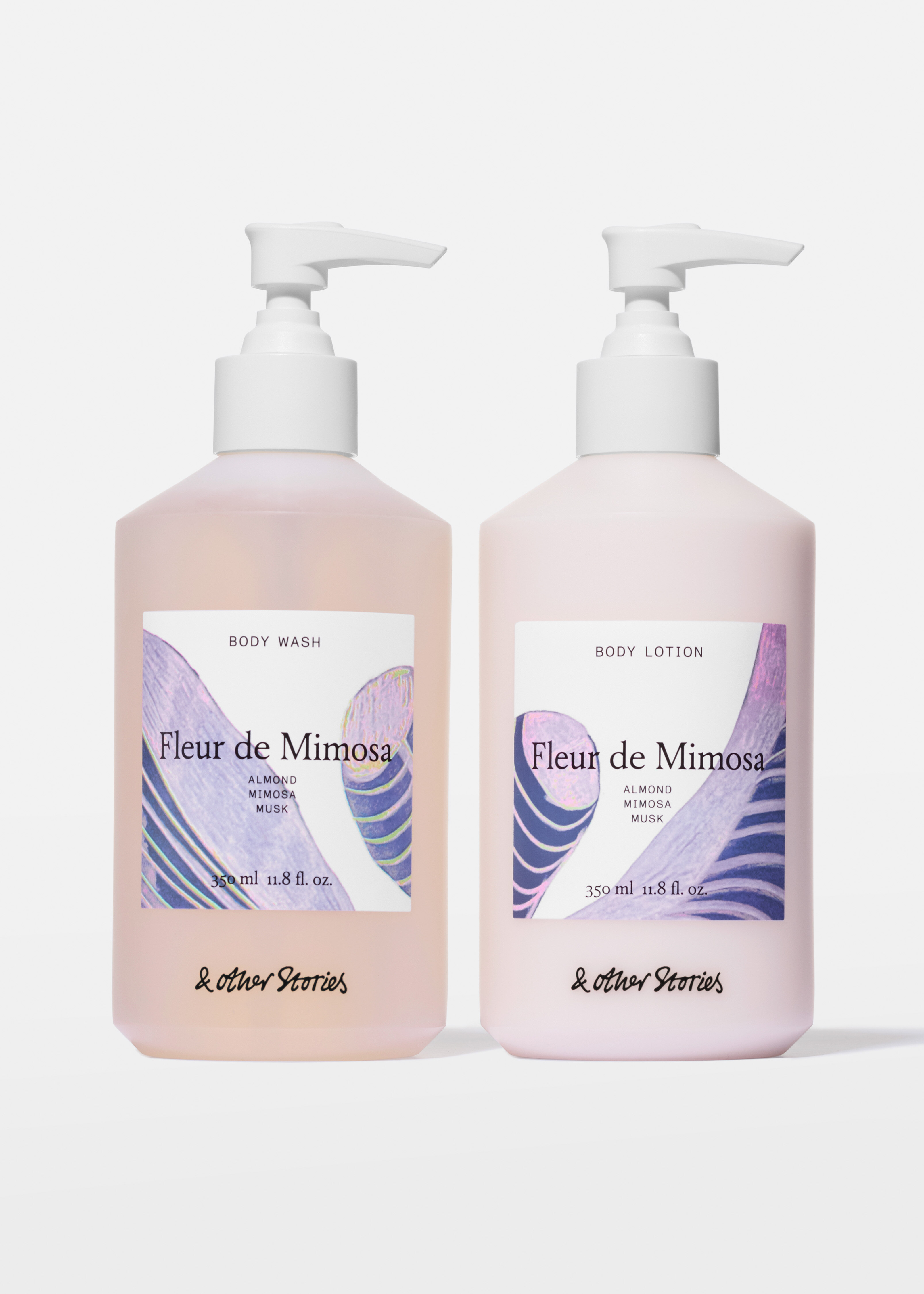 앤아더스토리즈 플뢰르 드 미모사 바디 워시 & 바디 로션 키트의 플뢰르 드 미모사컬러 Product입니다.