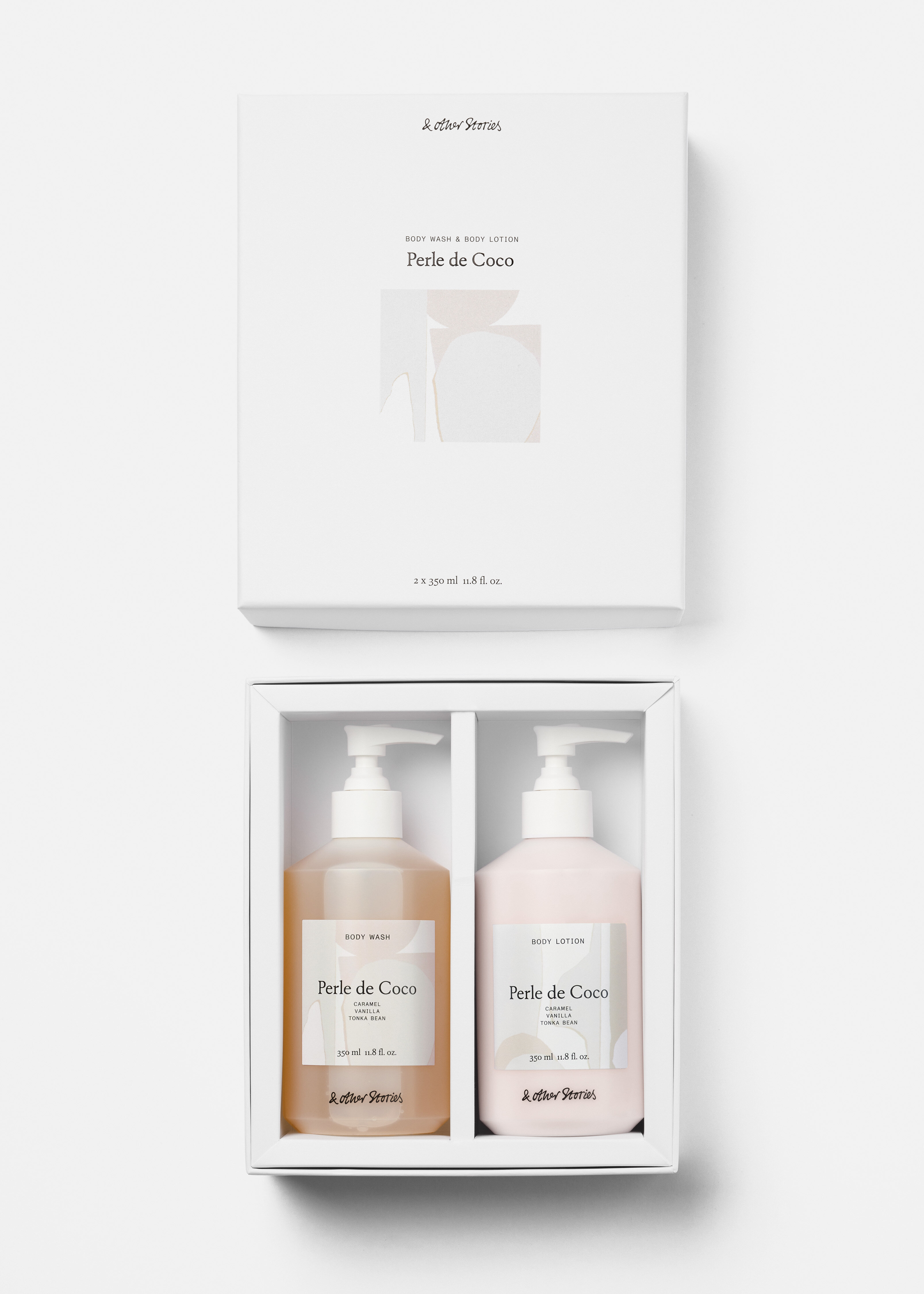 앤아더스토리즈 펄 드 코코 바디 워시 & 바디 로션 키트의 펄 드 코코컬러 Product입니다.