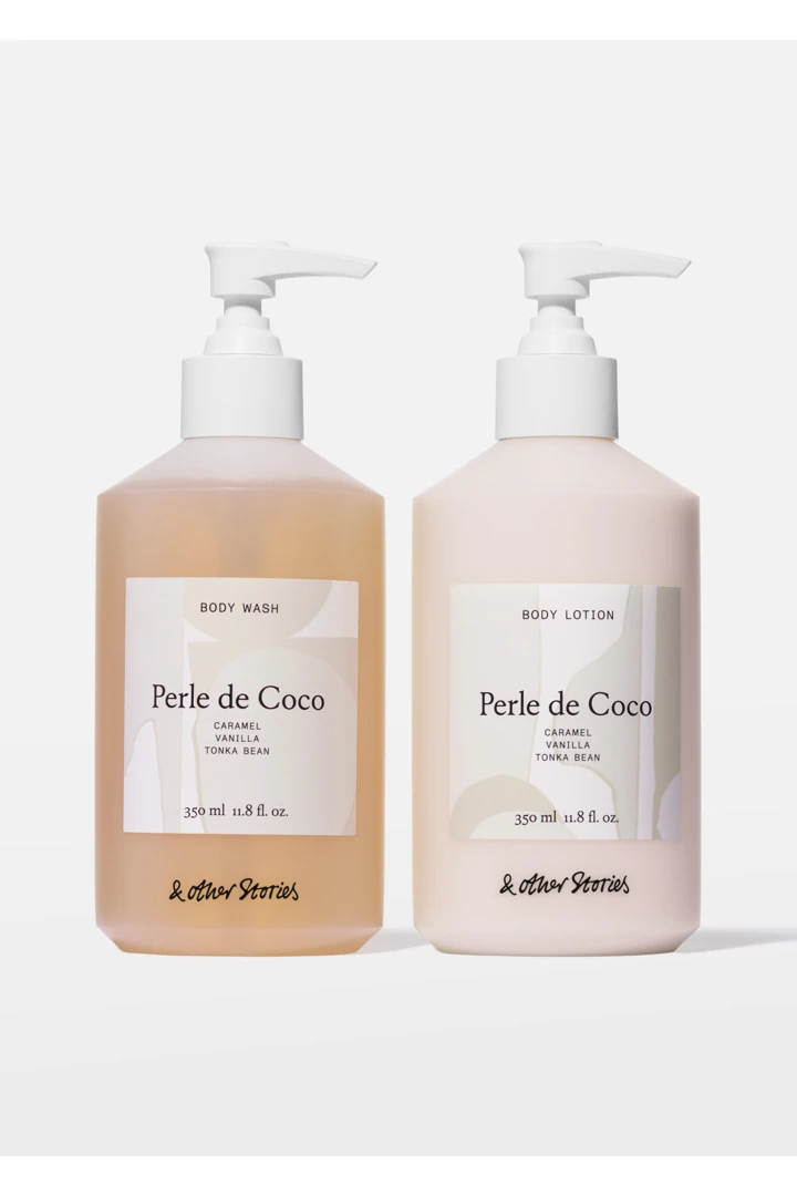 앤아더스토리즈 펄 드 코코 바디 워시 & 바디 로션 키트의 펄 드 코코컬러 Product입니다.