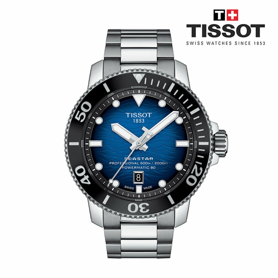 TISSOT(티쏘) [현대백화점] T120.607.11.041.01  남성시계 SEASTAR 씨스타 2000 파워매틱 80 +할인쿠폰