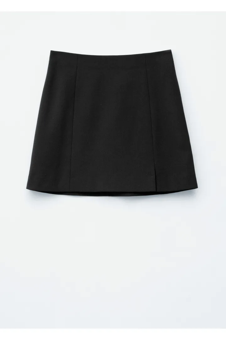 &OS image Style With default 0 of null in 하이 웨이스트 미니 스커트