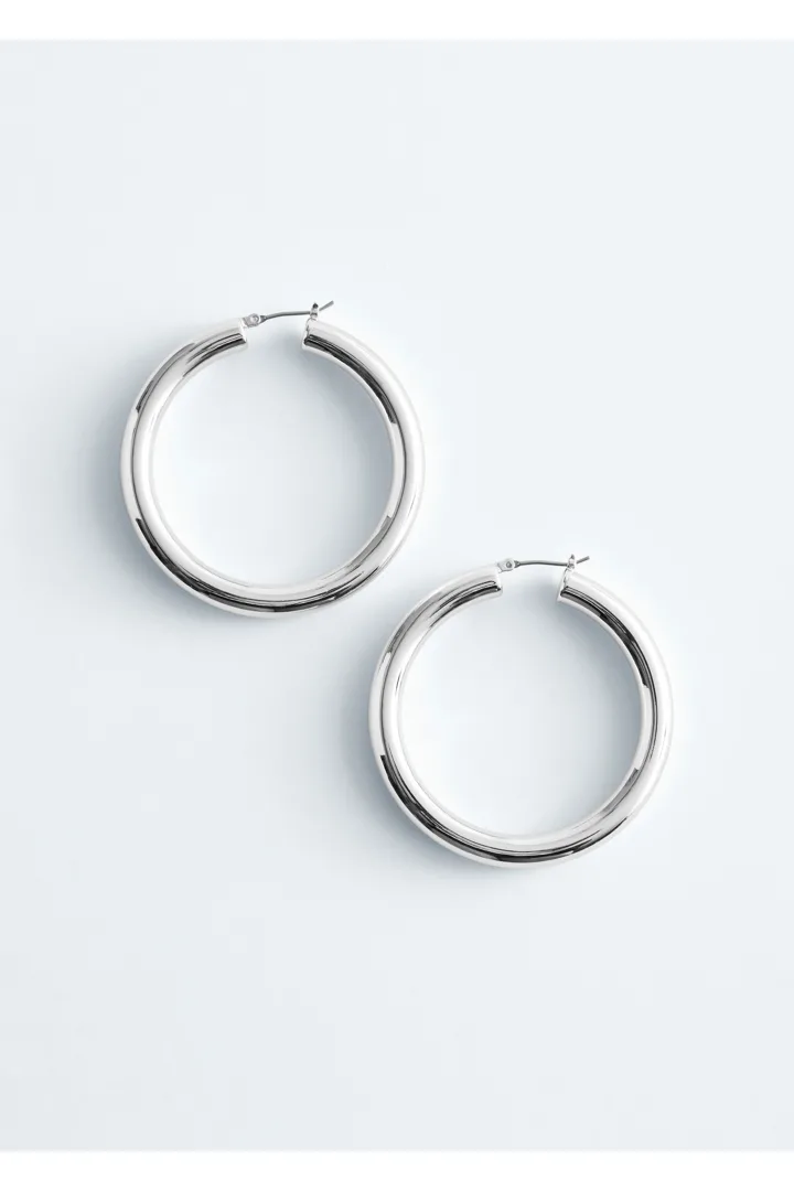 &OS image Style With default 0 of null in 청키 후프 이어링