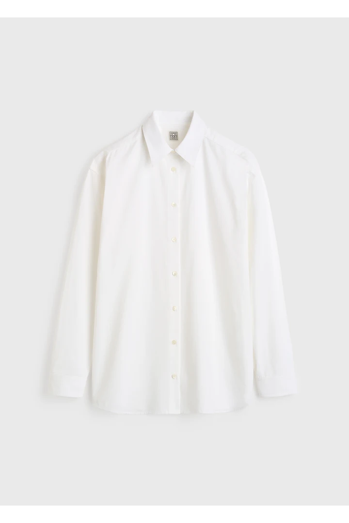클래식 포플린 셔츠 화이트
