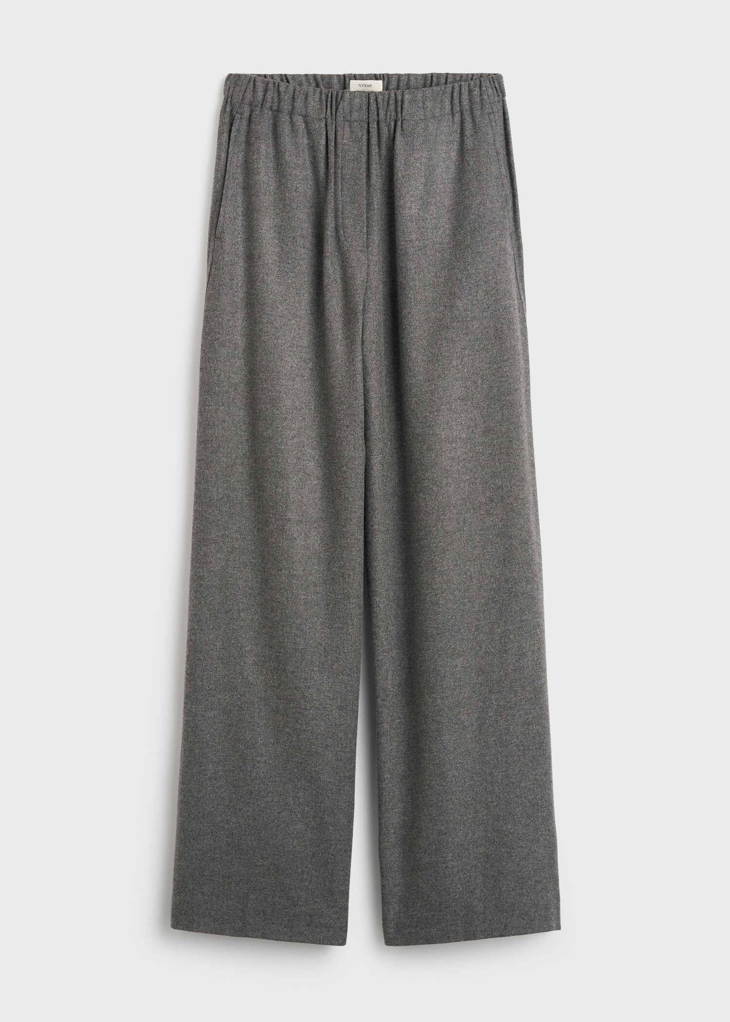 이지 플란넬 트라우저 그레이