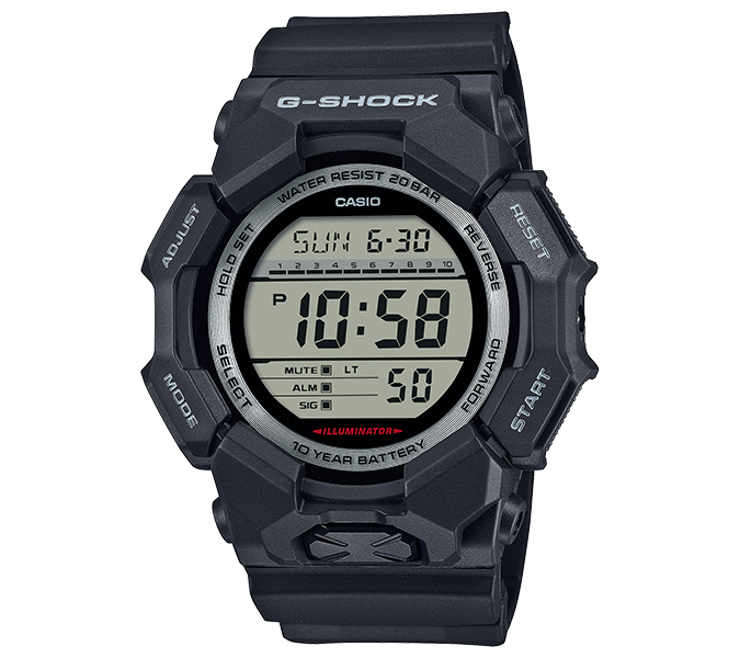 [현대백화점] GD-010-1DRR 캐주얼 스타일 대형 디지털 빅케이스 블랙 시계 +할인쿠폰