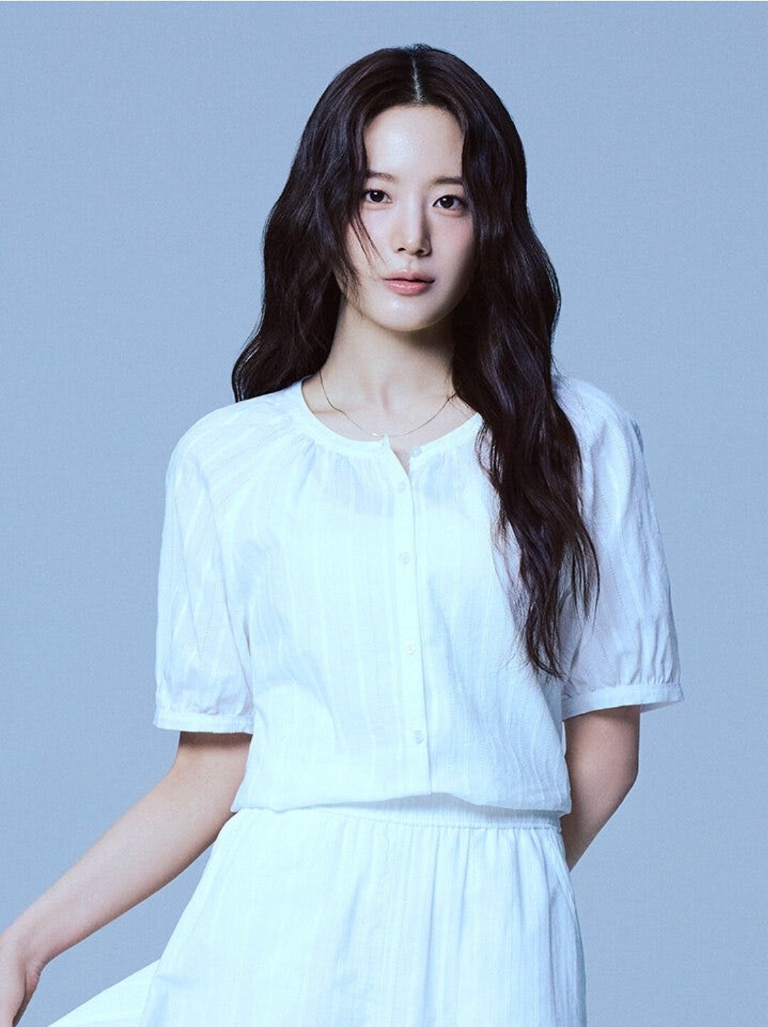 여성 레이스 반팔 블라우스 WC21PH76G2 상품 이미지