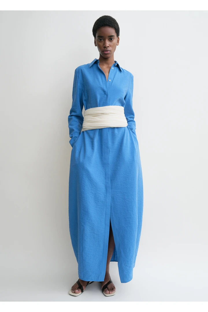 TOTEME 패러슈트 셔츠 드레스 코발트의 코발트컬러 0번쨰 이미지입니다.