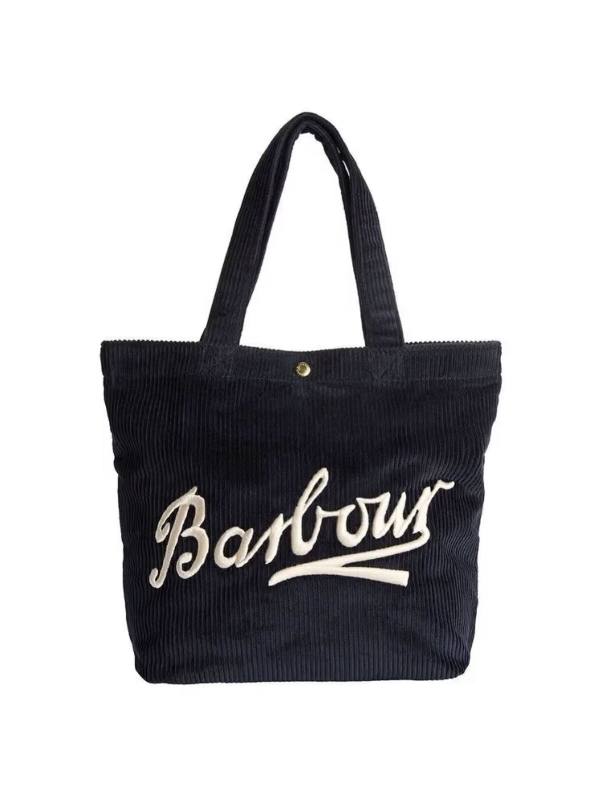 (주)LF [현대백화점] [26FW] 남여공용 미니 캐릭 코드 네이비 토트백 (MINI CARRICK CORD TOTE BAG) URBA6F007 N2 +할인쿠폰