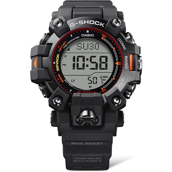 [현대백화점] GW-9500MEC-1DRR MASTER OF G 머드맨 메탈 베젤 태양광 전지 블랙 전자 시계 +할인쿠폰