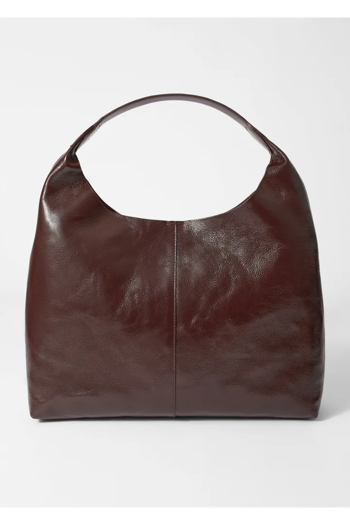 &OS image Style With default 0 of null in 라지 페이펀트 레더 토트 백