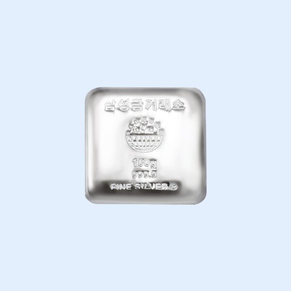 [현대백화점] [삼성금거래소] 진공 실버바(Silver Bar) 100g +할인쿠폰