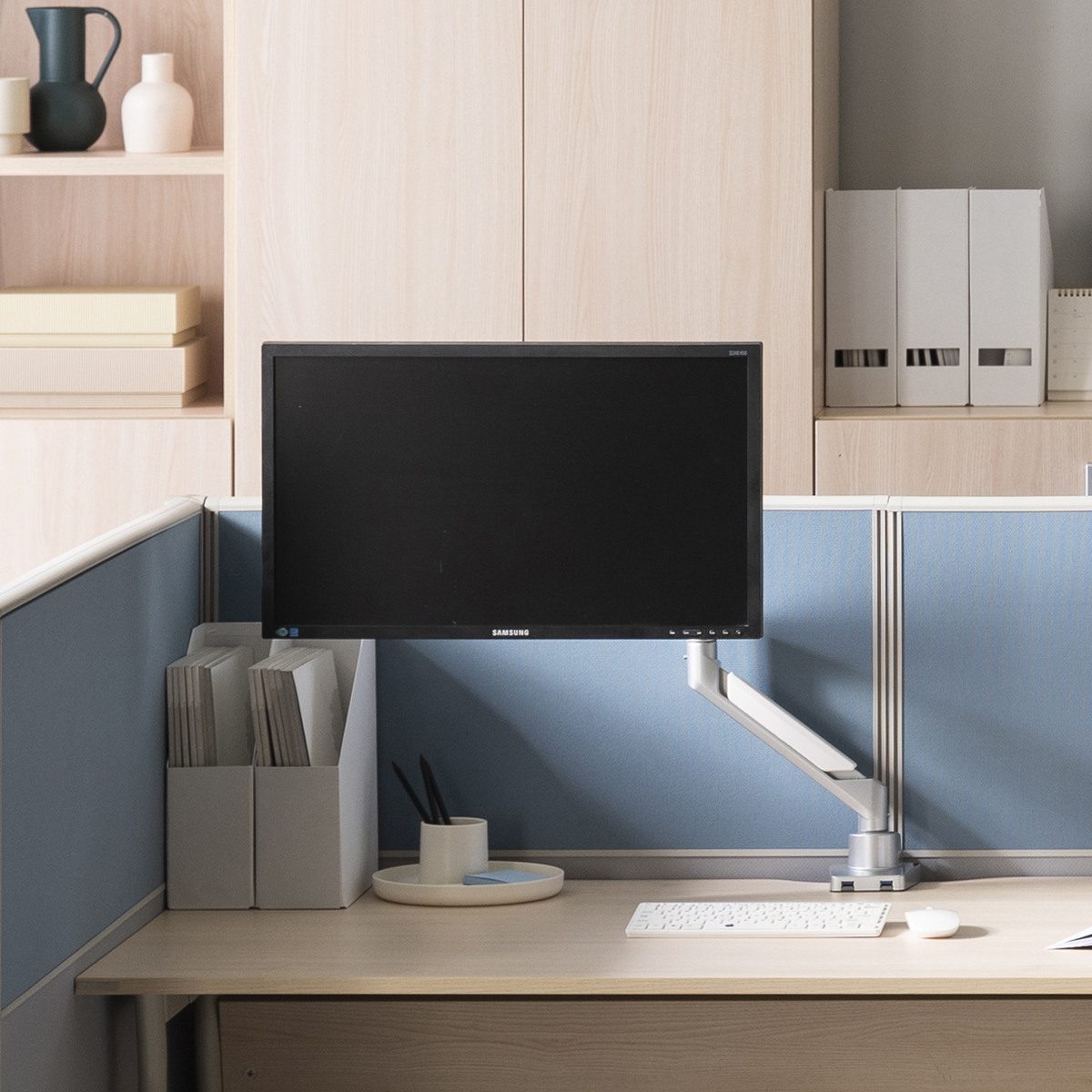 [현대백화점] [리바트X카멜마운트]모니터암 싱글 +할인쿠폰