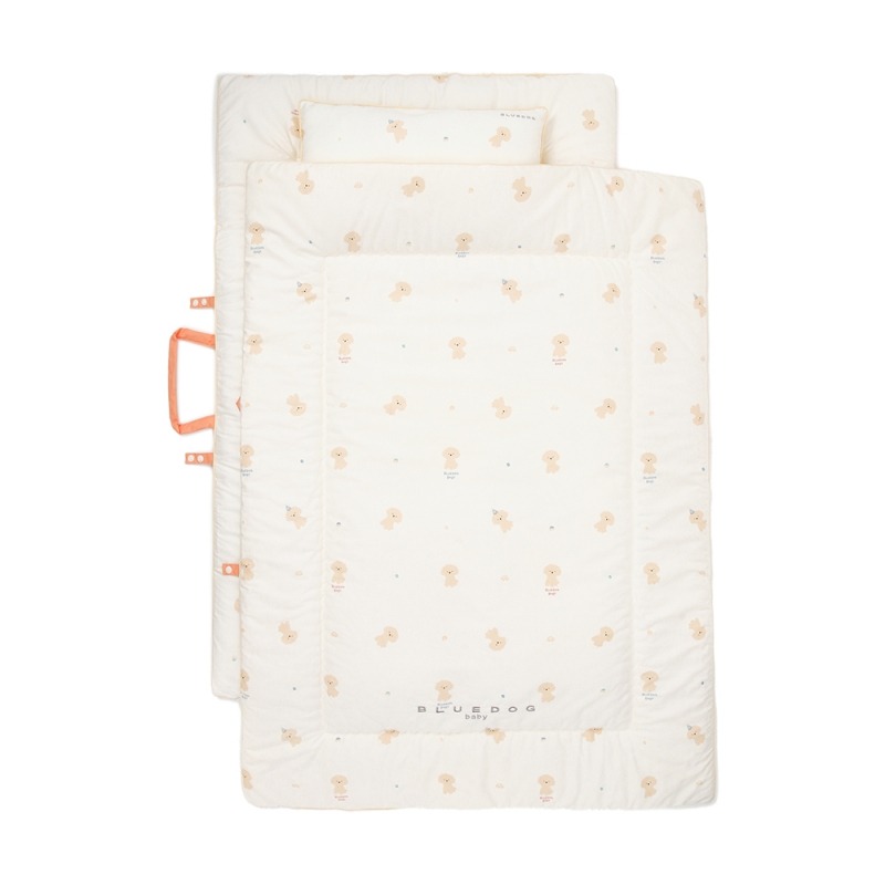 [현대백화점] SS25 비숑모달세트낮잠이불 HJ (45970ABS03) (BLUEDOG BABY/유아/출산/백일/선물/도트/강 +할인쿠폰