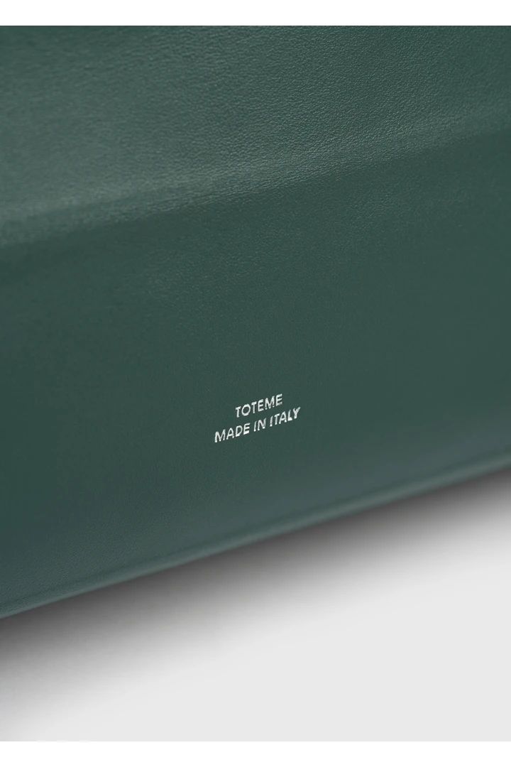 TOTEME 롬 레더 토트백 다크 그린의 다크 그린컬러 3번쨰 이미지입니다.