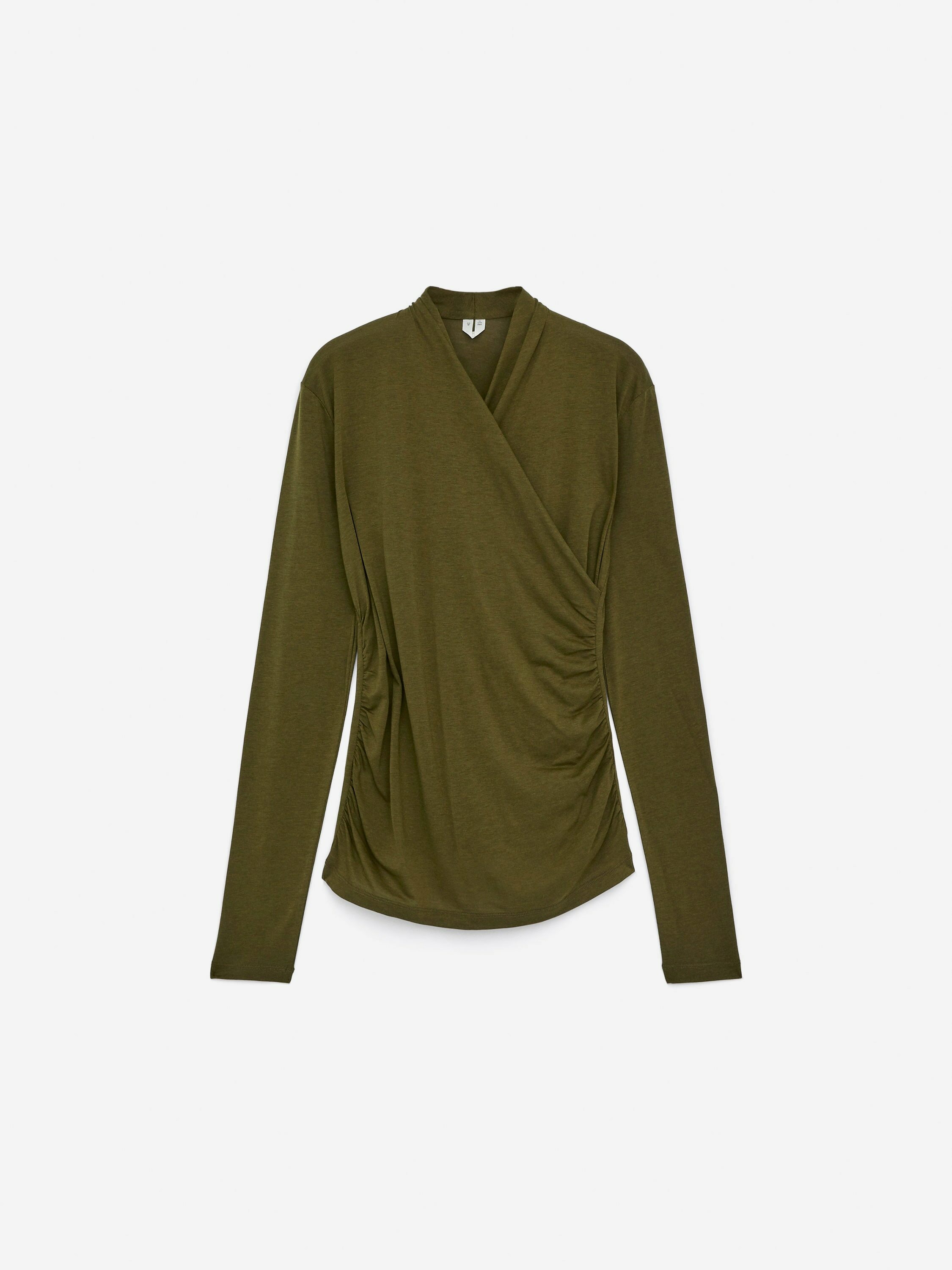 ARKET default image 8 of Green in 랩 라이오셀 코튼 탑