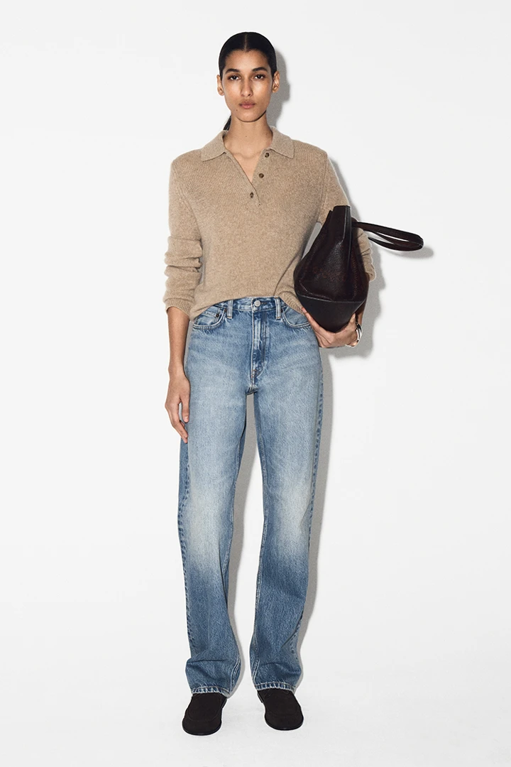 COS default image 24 of 블루 in REPRISE 스트레이트 레그 진