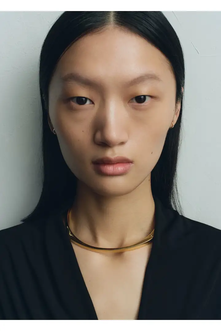 TOTEME 시그니처 칼라 네크리스 골드의 골드컬러 2번쨰 이미지입니다.