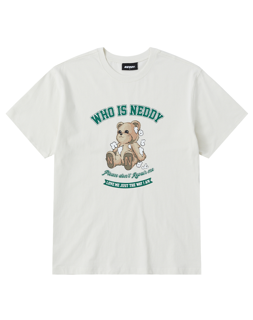 주식회사 멀티넥스 [현대백화점] 후 이즈 네디 반팔 티셔츠(25SS) PNEU25ST12 WHO IS NEDDY S/S T-SHIRT +할인쿠폰