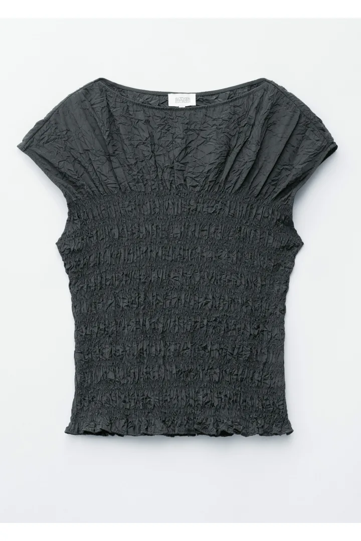 &OS image 29 of 그레이 in 스모크 보트넥 탑