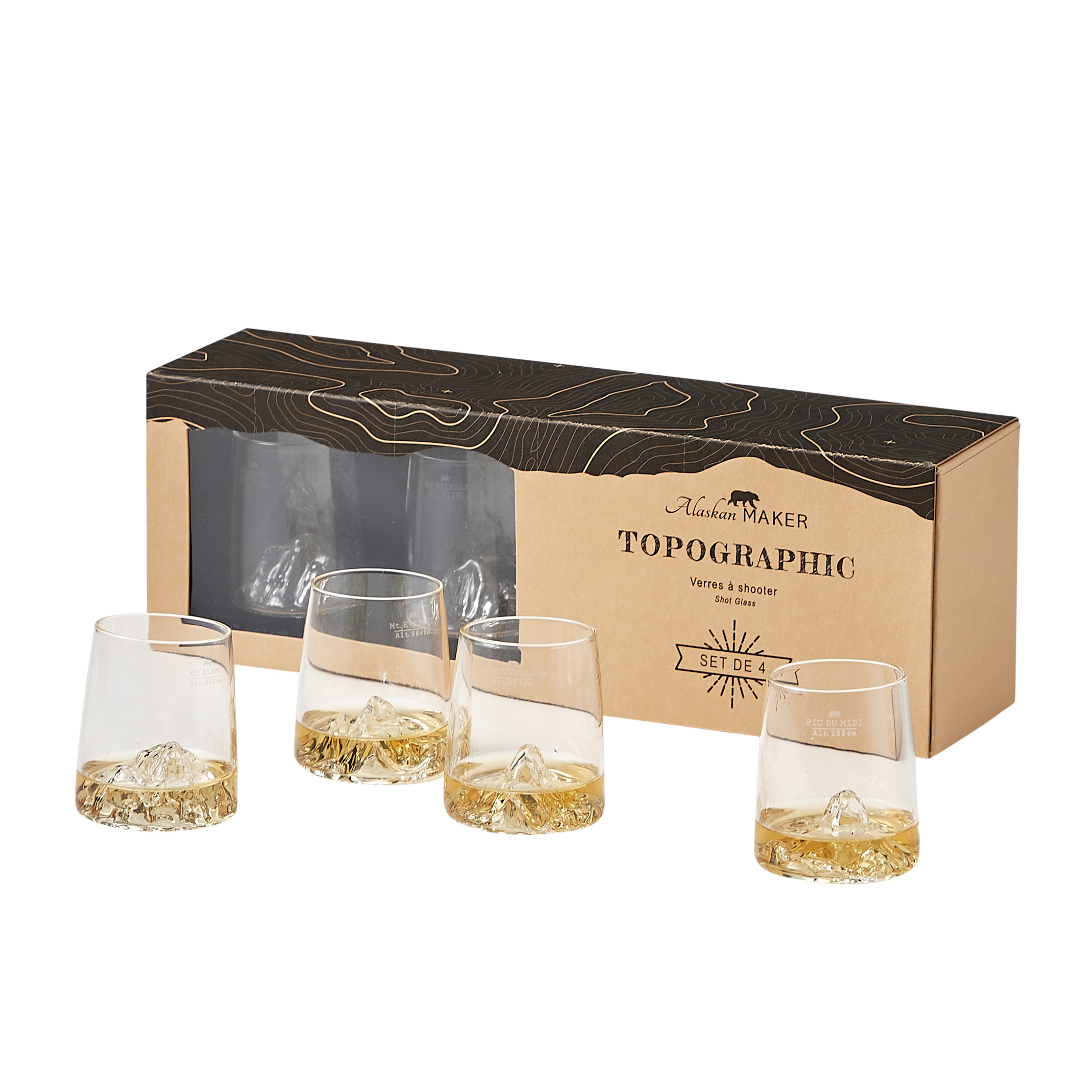 [10-917] 알래스칸메이커 마운틴 샷잔 65ml (4세트)