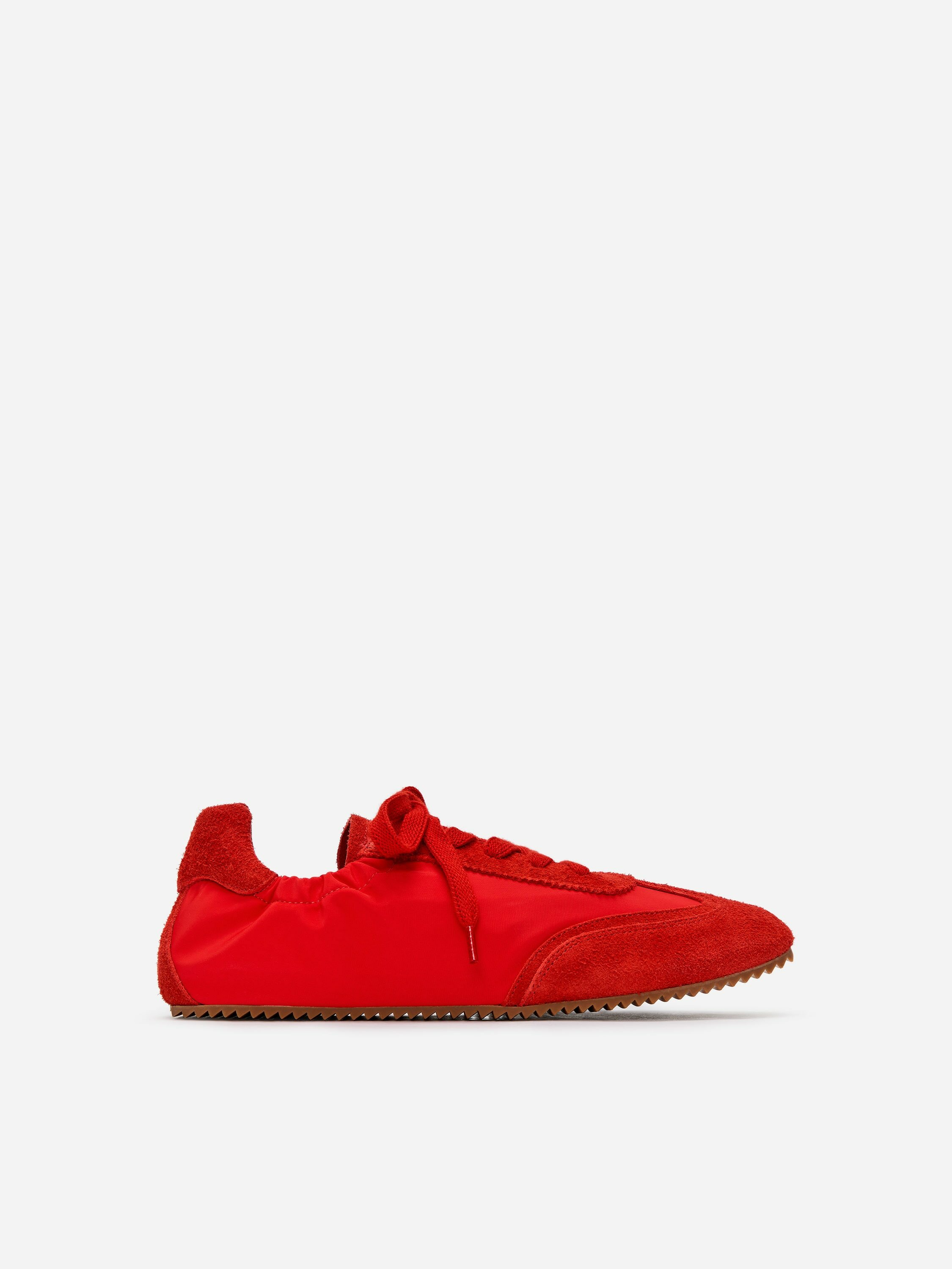 스플릿 스웨이드 나일론 트레이너