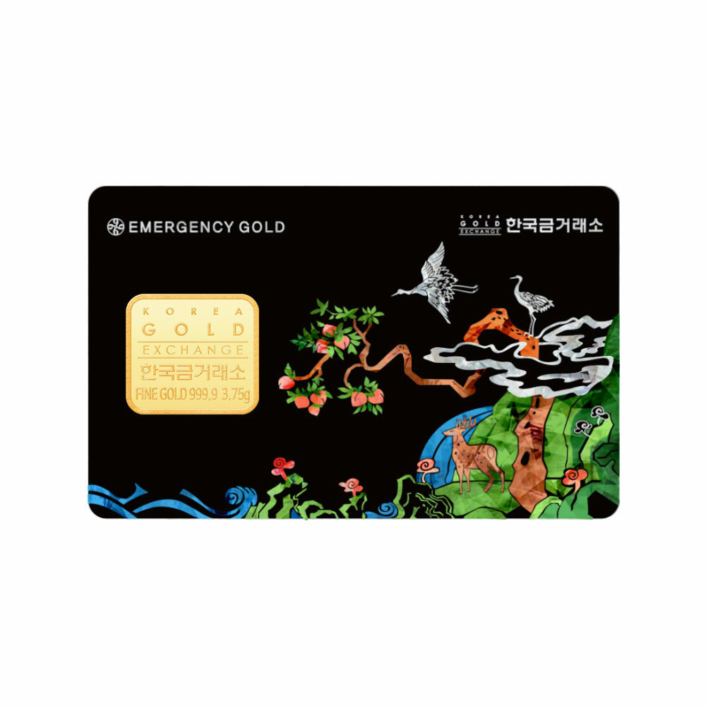 [현대백화점] [H.Point Pay현대백화점카드7%즉시할인~10/11]한국금거래소 비상금카드형 골드바 3.75g