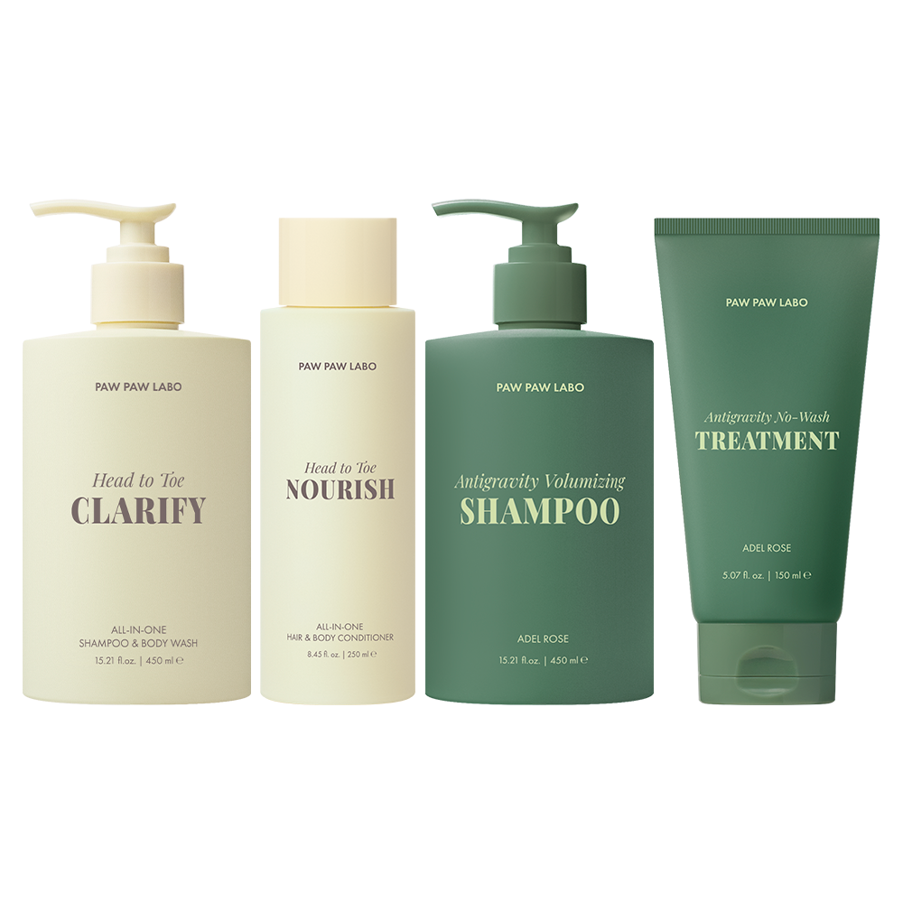 아나글로벌 [KB국민카드, H.Point PayKB국민카드6%할인~09/17]포포라보 올인원 샴푸 450ml + 올인원 컨디셔너 250ml+볼륨 샴푸 450ml+노워시 트리트먼트 150ml (+사은품 증정) +할인쿠폰