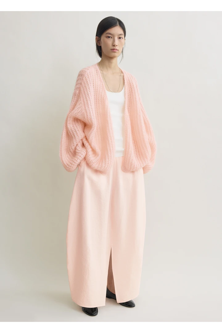 TOTEME default image 3 of 핑크 in 퍼프 가디건 블룸