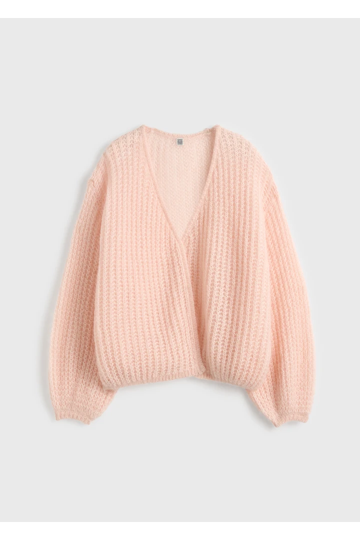 TOTEME 퍼프 가디건 블룸의 블룸컬러 4번쨰 이미지입니다.