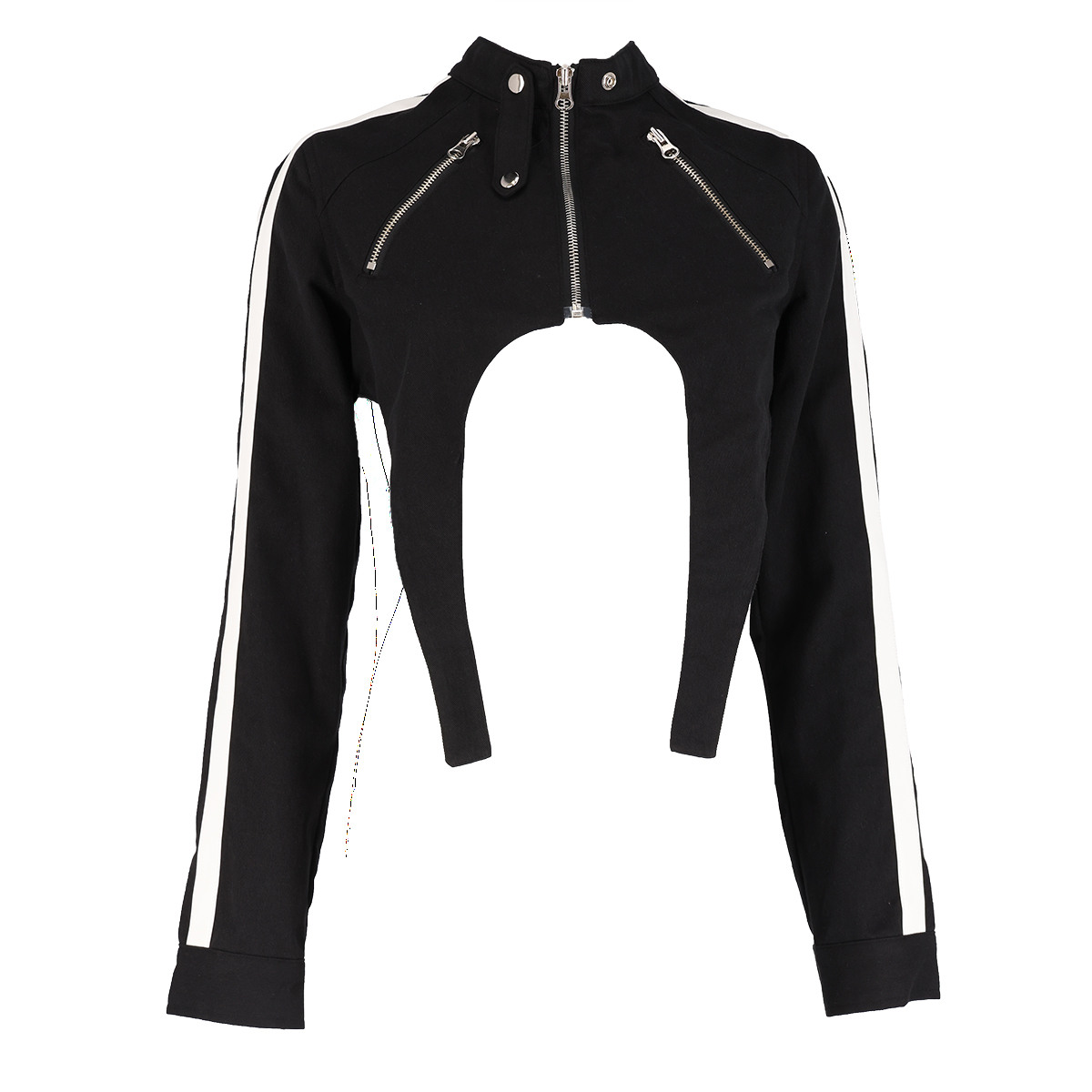 아드베스 [현대백화점] [KB국민카드, H.Point PayKB국민카드6%할인~10/08]Zipped Crop Jacket (Black) W24ZCJCP00 +할인쿠폰