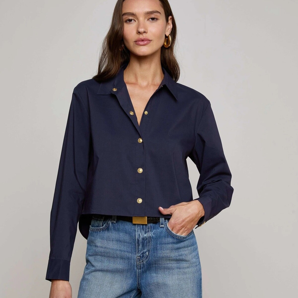[현대백화점] Cosette Button-Down Shirt 40548NPO2 MDNT