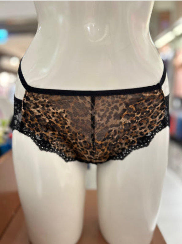[현대백화점] VPT1710S  호피플라워  프린트  섹시 망사 시스루 팬티 이벤트 팬티  호피속옷 +할인쿠폰