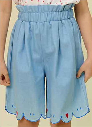 [현대백화점] [H.Point Pay현대백화점카드5%즉시할인~03/29]오그오그오그 OG62-PT007BL 스마일 스칼럽 팬츠