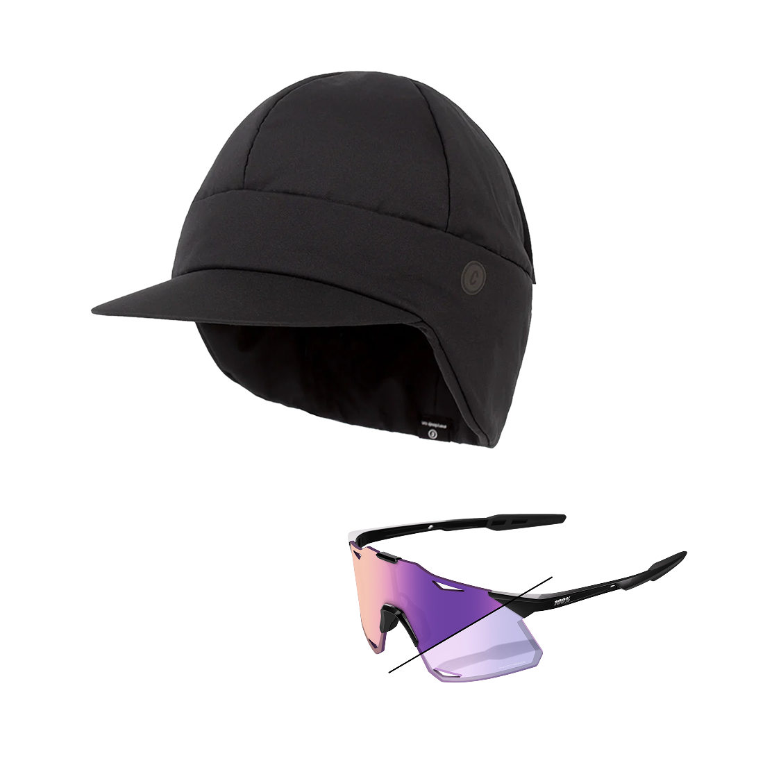 100% HYPERCRAFT  Gloss Black  Photochromic + 씨엘르 HOTHCap Shadowcast 상품 이미지