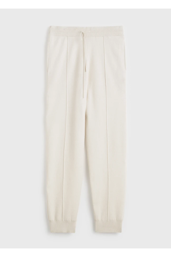 핀턱 스웻팬츠 에크루